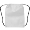 Small Non Woven Drawstring Backpack White	