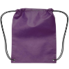 Small Non Woven Drawstring Backpack Purple	