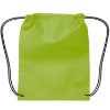 Small Non Woven Drawstring Backpack Lime	