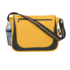 Yellow Messenger Bag w/ Matching Striped Handle