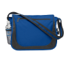 Royal Blue Messenger Bag w/ Matching Striped Handle
