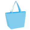 Non-Woven Budget Shopper Tote Bag Light Blue