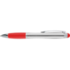 Logo Light Up Stylus Silver Pens Red