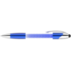Crystal Stylus Light Up Pen Blue