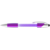 Crystal Stylus Light Up Pen Purple