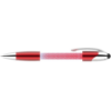 Crystal Stylus Light Up Pen Red