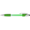 Crystal Stylus Light Up Pen Green