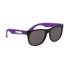 Rubberized Sunglasses Black w/ Purple