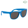 Rubberized Sunglasses Blue w/ Blue