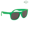 Rubberized Sunglasses Green w/ Green
