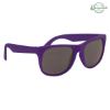 Rubberized Sunglasses Purple w/ Purple