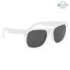Rubberized Sunglasses White w/ White