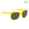 Rubberized Sunglasses Yellow w/ Yellow