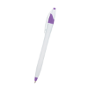 Dart I Pens White w/Purple Trim