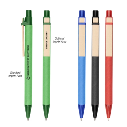 Eco-Inspired Pens With Color Barrel Eco-Inspired Pens With Color Barrel