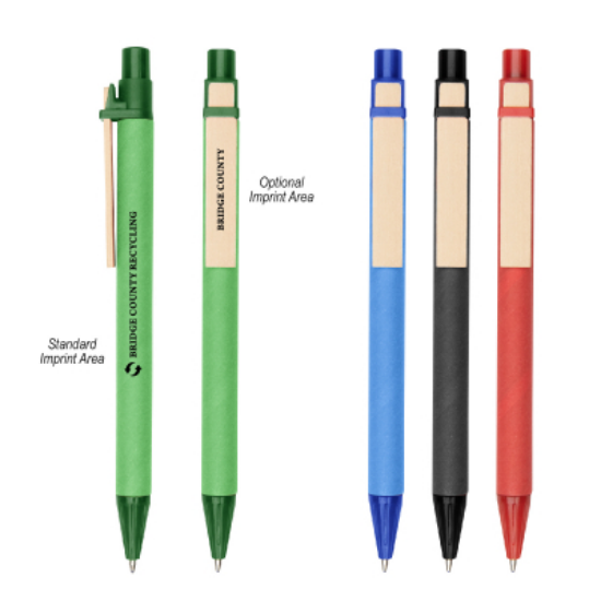 Eco-Inspired Pens With Color Barrel 