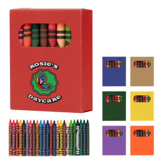 24-Piece Crayon Set Group