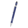 Spin Top Pens With Stylus Metallic Blue