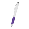 Stylus Pens With Antimicrobial Additive White/Purple