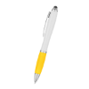 Stylus Pens With Antimicrobial Additive White/Yellow