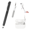 Stylus Pens With Earbud Cleaning Kit Metallic Black 