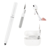 Stylus Pens With Earbud Cleaning Kit Metallic White