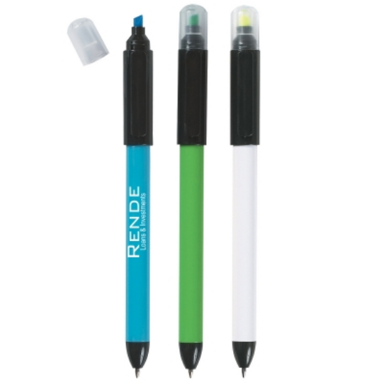 Twin-Write II Pens With Highlighter