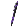 Two-Tone Sleek Write Rubberized Pens Black/Purple