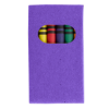 6-Piece Crayon Set Purple