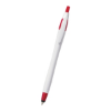 Dart Pen With Stylus White/Red Trim