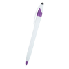 Dart Stylus Pen Metallic White/Purple Trim