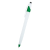Dart Stylus Pen Metallic White/Green Trim