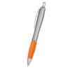 Satin Pen Silver/Orange Grip