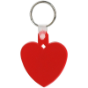 Soft Heart Shape Keytags Translucent Red