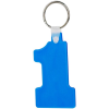 Soft Number One Keytags Translucent Blue