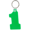 Soft Number One Keytags Neon Green