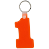 Soft Number One Keytags Neon Orange