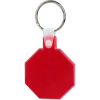 Soft Stop Sign Keytags Translucent Red