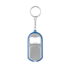 Big Beacon Light-Up Keychains Silver/Blue Trim