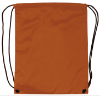 Drawstring Backpack Dark Orange