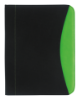 Non-Woven Curve Padfolio Black/Green