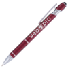 Ellipse Stylus - Laser Engraved Dark Red