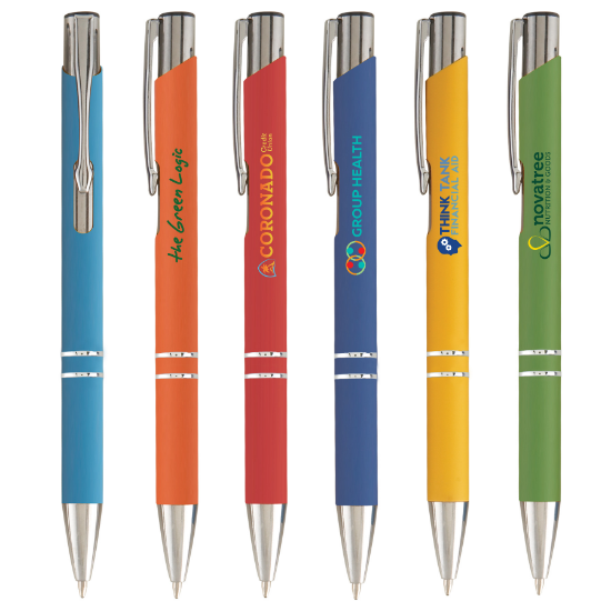 Tres-Chic Softy+ Pen - Full-Color Metal Pen