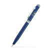 Twist Action Ballpoint Pen w/ Solid Brass Barrel Matte Blue