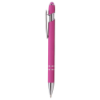 Ellipse Softy Brights w/Stylus - Laser Engraved Metal Pen Pink