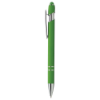 Ellipse Softy Brights w/Stylus - Laser Engraved Metal Pen Green