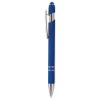 Ellipse Softy Brights w/Stylus - Laser Engraved Metal Pen Dark Blue