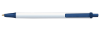 BIC® Ecolutions® Round Stic® Pen White/Navy Trim