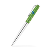 Twist Action Aluminum Ballpoint Pen w/Chrome Barrel Lime Green