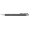 Tres-Chic Softy Pen - Full-Color Metal Pen Gray/Silver Accents